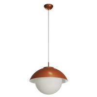 Koule - OS LUK60546 LUKIDA ST3 závěsné skleněné svítidlo terakota / bílá IP40 4000 K 27W LED - OSMONT