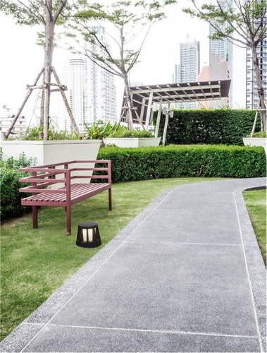 Sloupková - NV 9492660 Venkovní sloupkové svítidlo STARK antracitový hliník a matný akryl LED 8.2W 3000K 220-240V 168st. IP65 - NOVA LUCE - foto 1