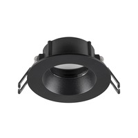 Kruhová - LA 1007345 NEW TRIA® 68 kroužek pro vestavbu do stropu, D: 8,2 H: 3,4 cm, IP 65, černá - BIG WHITE (SLV)