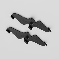 Lištové Magnetic Maytoni Exility - M TRA034HS-21B Montážní klip plast černý pro kolejnicový systém Exility - MAYTONI