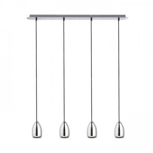 Vícečetná - RED R12083 BABADES IV závěsná chrom 230V GU10 4x50W - RED - DESIGN RENDL - foto 1