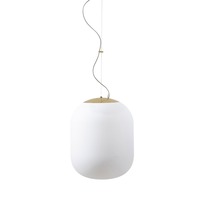 Koule - OS TAN62368 TANIA L2 HP závěsné skleněné svítidlo mosaz / bílá IP40 3000 K 59W LED - OSMONT