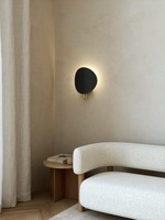 Dekorativní - NOR 2320361003 Spargo nástěnné svítidlo černá/mosaz - NORDLUX