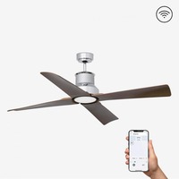WiZ - FARO 33482WP WINCHE, chrom, stropní ventilátor s DC motorem SMART - FARO