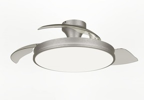 Ventilátory - PH 8721103096081 Atlas DC stropní ventilátor a svítidlo 28W+35W nikl - PHILIPS