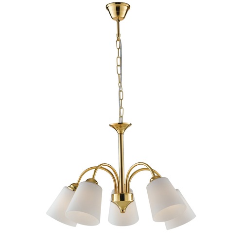 Dekorativní - FAN I-1162/5 ORO Závěsné svítidlo 1162, zlaté, 5 x E14, 60 x 88 cm - FANEUROPE - foto 1
