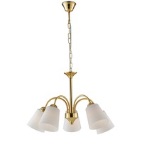 Dekorativní - FAN I-1162/5 ORO Závěsné svítidlo 1162, zlaté, 5 x E14, 60 x 88 cm - FANEUROPE