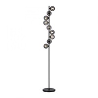 Stojací lampy - LD 14506-18 Kolekce Schöner Wohnen LED stojací svítidlo Dubai černá 9-ramenné, 3000K - JUST LIGHT