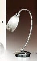 Stolní lampy dekorační - OR LA 4-1062/1 CHRO Stolní lampa 1x28W G9,  chrom, výška 32cm - ORION