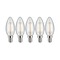 E14 - P 5092 Filament set LED svíčka E14 230V 5x2,6W 2700K čirá - PAULMANN