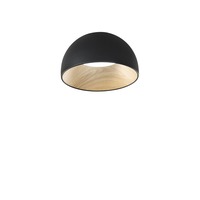 Kruhová - FAN LED-COCO-PL35-NER Stropní LED svítidlo COCO černá 30W 3300lm CCT 35x23 cm - FANEUROPE