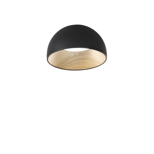 Kruhová - FAN LED-COCO-PL35-NER Stropní LED svítidlo COCO černá 30W 3300lm CCT 35x23 cm - FANEUROPE - foto 1