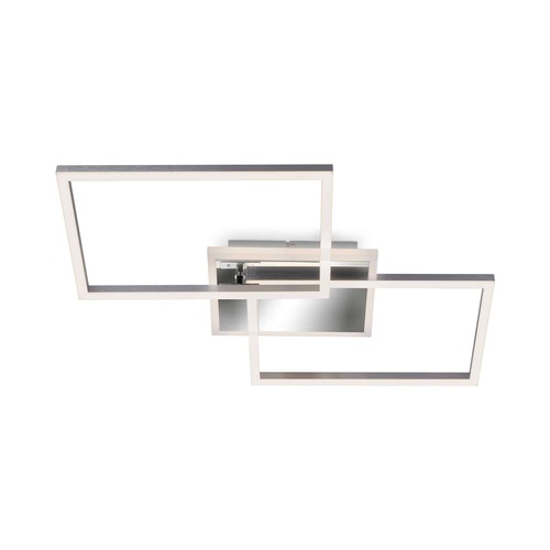 Hranatá - BRILO 3049-018 LED CCT rám 50 cm 40W 4200lm chrom - BRILO - foto 1