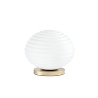 Stolní lampy dekorační - FAN I-RIPPLE-L32-ORO Stolní lampa Lumetto Ripple zlatá, patice E27, 32 x 32 x 28 cm - FANEUROPE