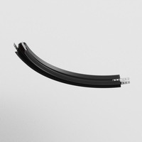 Lištové Magnetic Maytoni Exility - M TRA044-ANGLE.12B AKCE - Spojka radius pro kolejnicový systém černá hliník Exility - MAYTONI