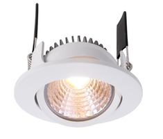 Kruhová - IMPR 565263 Deko-Light stropní vestavné svítidlo COB-68-350mA-2700K-kulaté-plochý 14-15V DC 5W 2700 K 490 lm bílá - LIGHT IMPRESSIONS