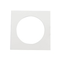Hranatá - FAN INC-REFLEX-Q-SM1 BCO Zápustné svítidlo Reflex, nastavitelné, bílé, 8,2 x 8,2 cm - FANEUROPE