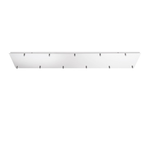Kotvící prvky, držáky, závěsy - FAN BASE-S-RT11-CR Rozeta PIREX obdélníkový rám chrom A 11 FORI 142x30x4,1cm - FANEUROPE - foto 1