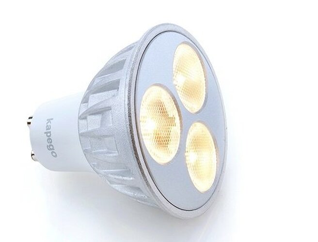 GU10/GZ10 - IMPR 180324 VÝPRODEJ - Kapego LED GU10 60° 4000K stříbrná - LIGHT IMPRESSIONS - foto 1