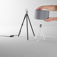 Stolní lampy dekorační - FAN B-MARILYN-LM-BCO Základna stolní  lampy – základna Marilyn, bílá, 1 x E14, výška 25 cm - FANEUROPE