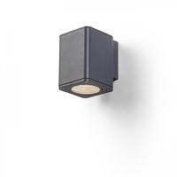 Nástěnná - RED R11964 MIZZI SQ I nástěnná antracitová 230V LED 12W IP54 3000K - RED - DESIGN RENDL