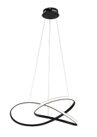 LED přívěšek - Závěsná LED lampa 30W Sand Black