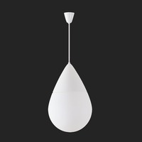Kónická - OS DAN63065 DANAE S závěsné skleněné svítidlo bílá IP40 3000 K 2x20/9W LED (původní kód OS 63065) - OSMONT