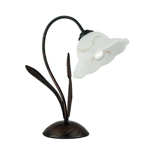 Stolní lampy dekorační - FAN I-BYRON/L RUG Stolní lampa Lume Byron, rezavá, 1xE27, 38 x 43 cm - FANEUROPE - foto 1