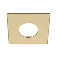 Pro zapuštěná svítidla - LA 1007193 UNIVERSAL DOWNLIGHT kryt pro downlight IP65, hranatý, matně zlatý - BIG WHITE (SLV)