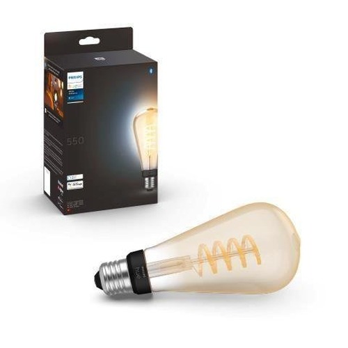 SmartHome Paul Neuhaus - PH 8719514301504 Hue Bluetooth LED White Ambiance filamentová žárovka Philips 8719514301504 E27 ST72 7W 550lm 2200-4500K černá, stmívatelná - PHILIPS (929002477901) - foto 1