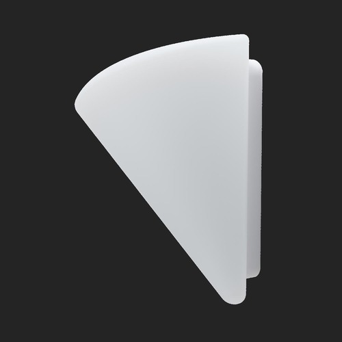 Dekorativní - OS NEL43084 NELA 4A nástěnné skleněné svítidlo bílá IP43 100W E27 (původní kód OS 43084) - OSMONT - foto 1