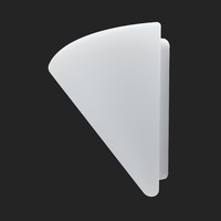 Dekorativní - OS NEL43084 NELA 4A nástěnné skleněné svítidlo bílá IP43 100W E27 (původní kód OS 43084) - OSMONT