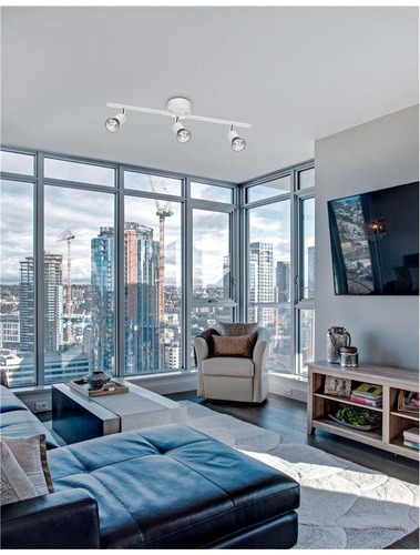 Bodová - NV 661003 Bodové svítidlo BASE matný bílý kov GU10 3x5W IP20 bez žárovky - NOVA LUCE - foto 1