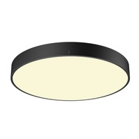 Kruhová - LA 1007302 MEDO® PRO 60 nástěnné a stropní nástavbové svítidlo, kulaté, 3000/4000K, 39W, DALI, Touch, 110°, černá - BIG WHITE (SLV)