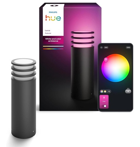 ZigBee - PH 8721103118691 Hue Lucca venkovní podstavcové LED svítidlo A60 WCA antracit 1000-20000K RGB - PHILIPS - foto 1