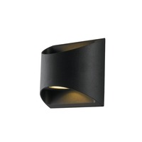 Nástěnná - FAN LED-W-VEYRON NERO Venkovní nástěnné svítidlo LED VEYRON černá hliník 2x3,5W 840lm CCT IP54 13x12,3x6,9 cm - FANEUROPE