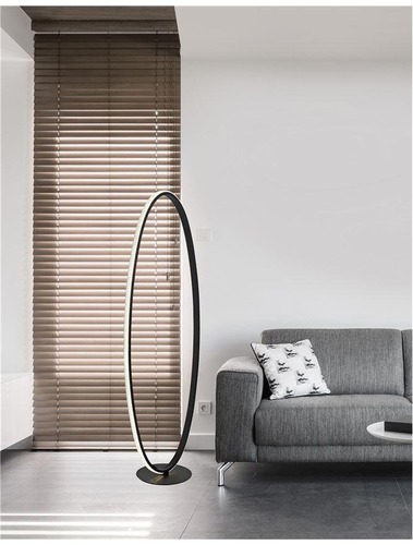 Stojací lampy - NV 9481096 Stojací lampa NAGER černý hliník a akryl LED 35W 230V 3000K IP20 - NOVA LUCE - foto 1