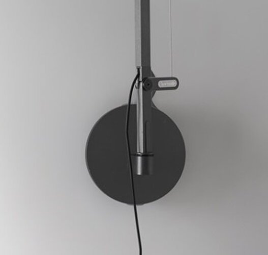 S ramenem - AR 1742010A Nástěnný úchyt ke svítidlu DEMETRA antracit šedá - ARTEMIDE - foto 1