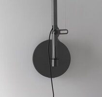 S ramenem - AR 1742010A Nástěnný úchyt ke svítidlu DEMETRA antracit šedá - ARTEMIDE