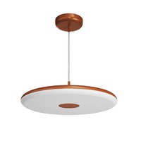 Kruhová - OS ZET60070 ZETA ST2 FP závěsné plastové svítidlo terakota / bílá IP40 3000 K 38W LED - OSMONT