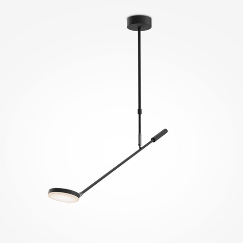 Dekorativní - M MOD070CL-L8B3K Stropní svítidlo Fad 3000K 8W teplá bílá 500lm černý kov - MAYTONI - foto 1