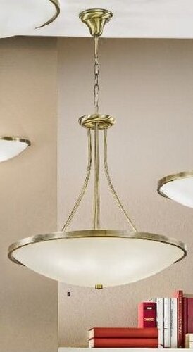 Kruhová - OR HL 6-1522/5 PATI Závěsné svítidlo 5x60W E27 patina/sklo, průměr 56,5cm - ORION - foto 1