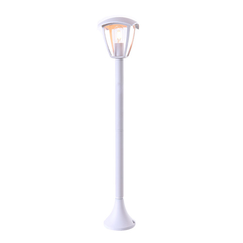 LED zahradní světla - Trávníková lampa 90cm Matt White 1xE27 - foto 1