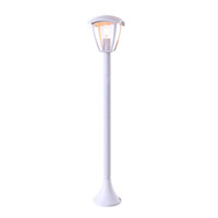 LED zahradní světla - Trávníková lampa 90cm Matt White 1xE27