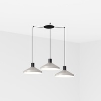 Kónická - FARO 68595-3L KOMBO 400 závěsné svítidlo, šedá, 3L - FARO