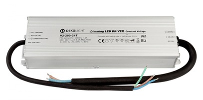 Stabilizované napětí - IMPR 872138 Deko-Light LED-napájení IP, DIM CV, 24V 66-200W konstantní napětí 2700-8300 mA IP67 stmívatelné 24V DC 66,00-200,00 W