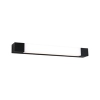 K zrcadlu - P 71216 Selection Bathroom LED svítidlo k zrcadlu Quasar IP44 3000K 230V 7,5W černá - PAULMANN