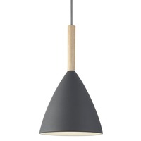 Kónická - NOR 43293010 Závěsné svítidlo Pure 20 1x40W E27 šedá - NORDLUX