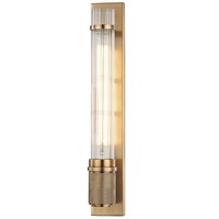 Dekorativní - HVLG 1200-AGB-CE Nástěnné svítidlo SHAW ocel/sklo staromosaz/čirá E27 1x6W - HUDSON VALLEY