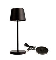 Na stůl - IMPR 620208 AKCE - Deko-Light nabíjecí svítidlo - sada Canis Mini černá + nabíjecí základna